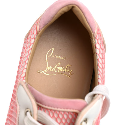 Christian Louboutin Alveole Calfskin Spiked Gondolita Flat Sneakers 36 Dolly 10 of 15
