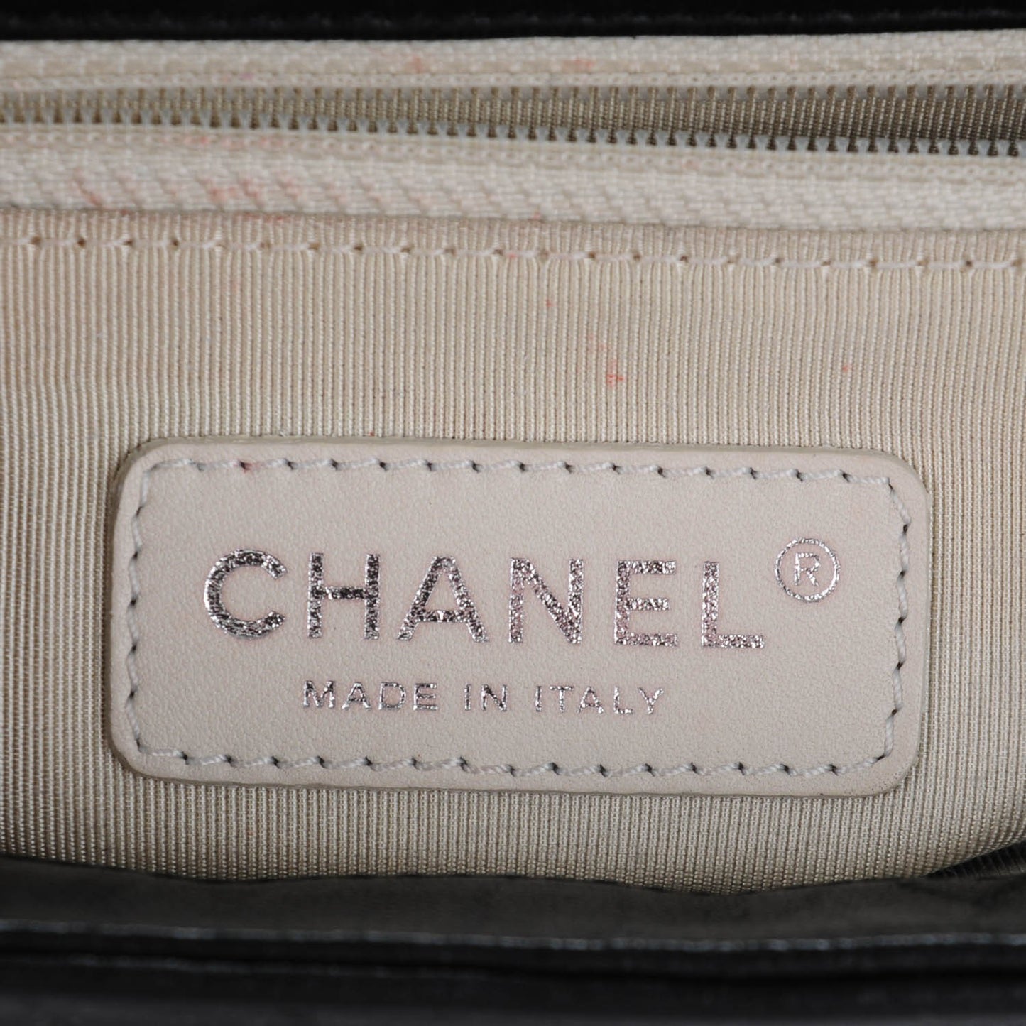 Washed Lambskin Quilted Mini Chain Around Flap Black