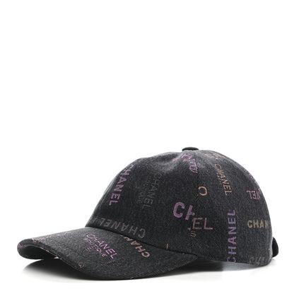 Chanel Cotton Mood Cap Hat Black Multicolor 1 of 10