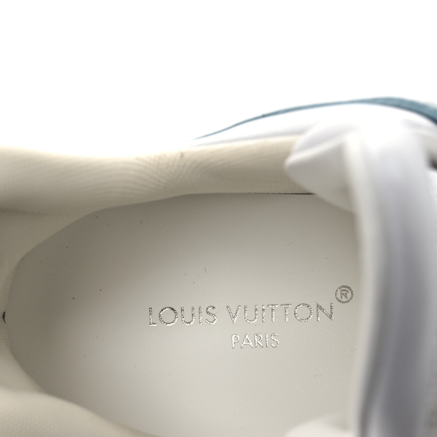 Louis Vuitton Calfskin Technical Nylon LV Archlight Sneakers 38 White Blue Gris 10 of 12