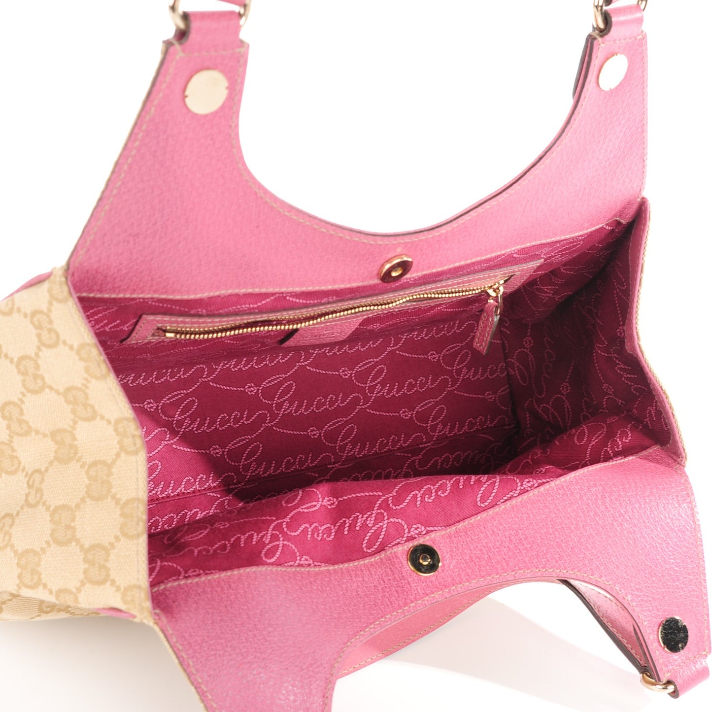 Monogram Charmy Medium Shoulder Bag Pink