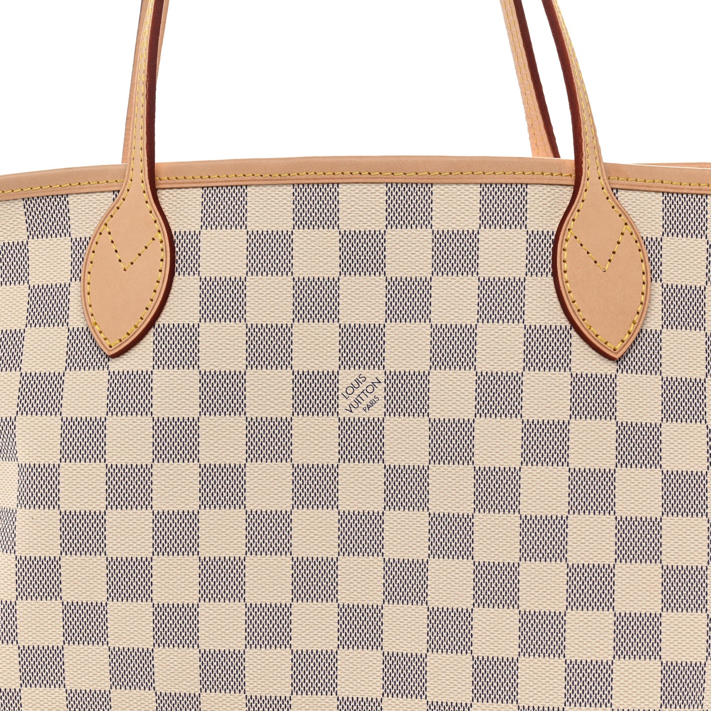 Damier Azur Neo Neverfull MM Rose Ballerine