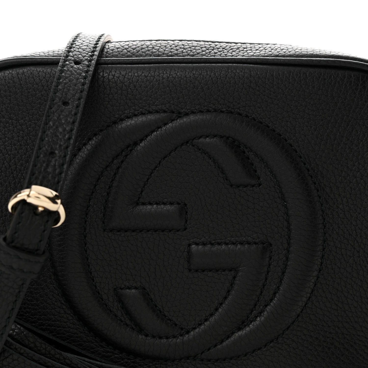 Gucci Pebbled Calfskin Small Soho Disco Bag Black 8 of 10