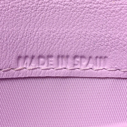 Christian Dior Calfskin Bi-Color Envelope Chain Wallet Red Purple 7 of 18