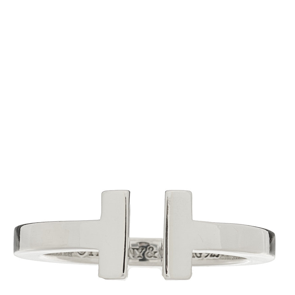 Sterling Silver T Square Ring 57 8