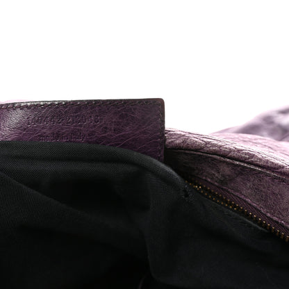 Balenciaga Agneau Classic Hardware Day Hobo Raisin 8 of 11