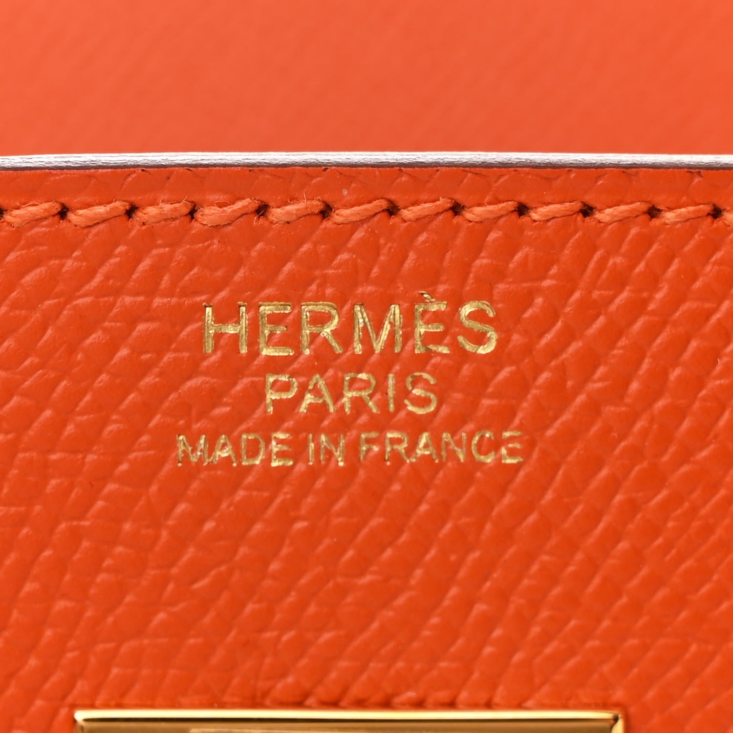 Hermes Epsom Birkin 30 Orange 6 of 12