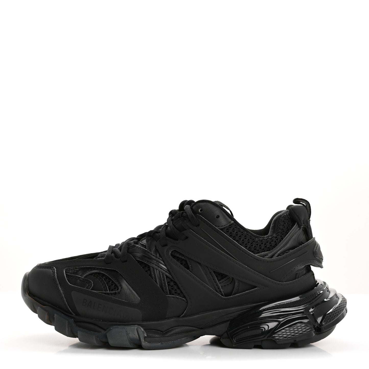 Mesh Nylon Mens Track Sneakers 40 Black