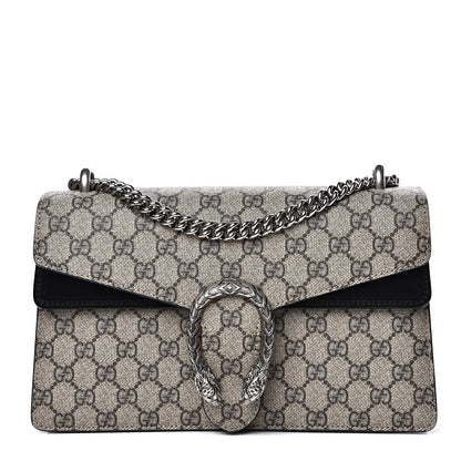 Gucci GG Supreme Monogram Small Dionysus Shoulder Bag Black 1 of 13
