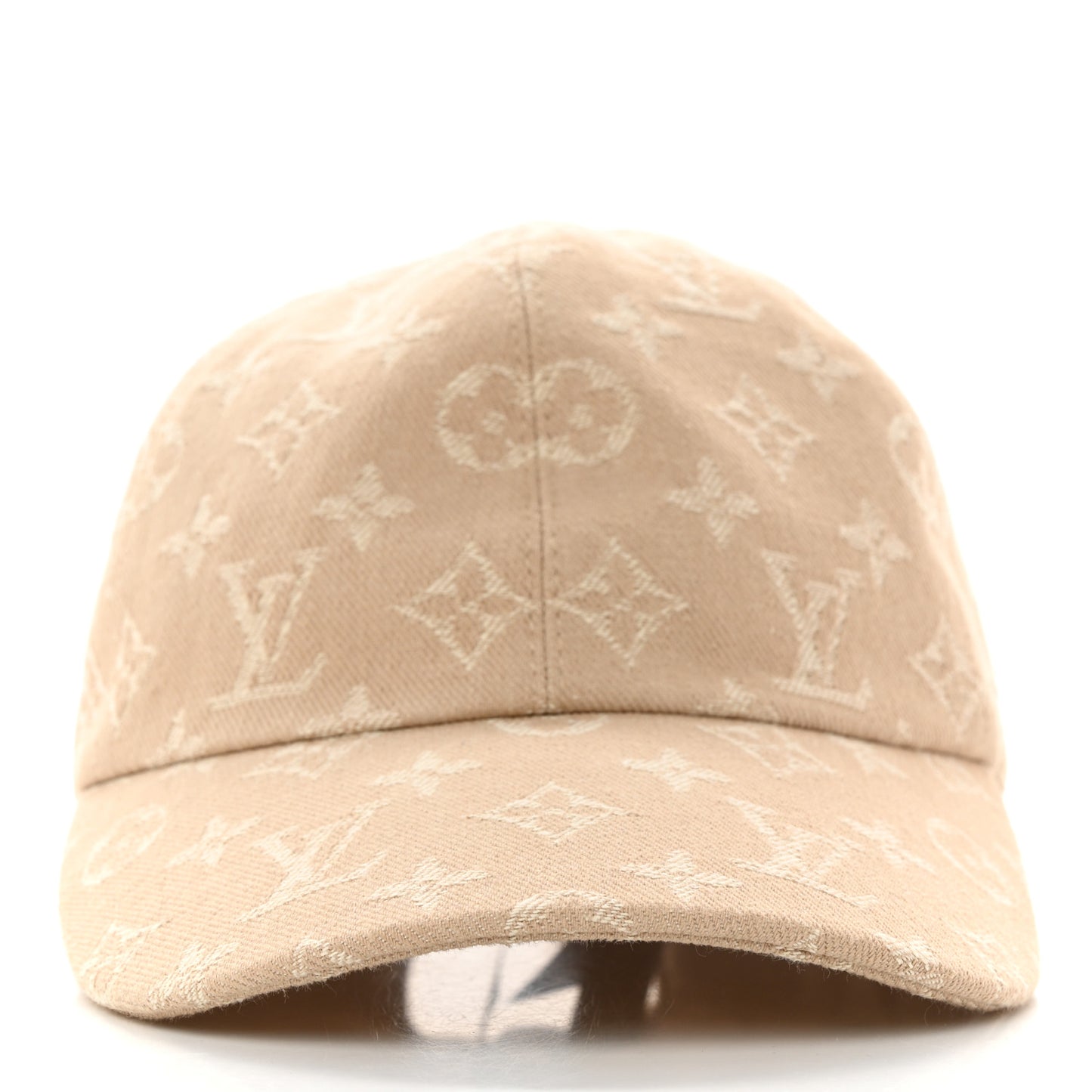 Cotton Monogram Essential Cap M Beige