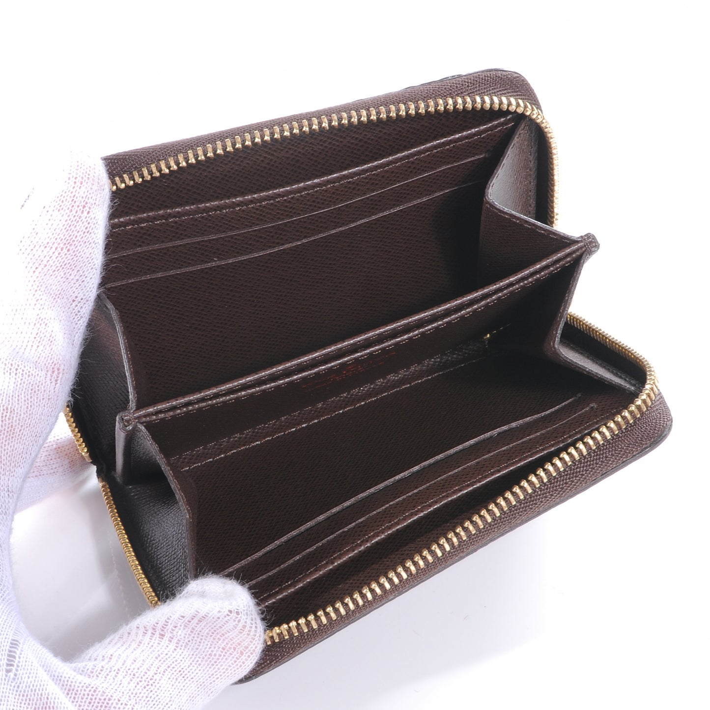 Damier Ebene Zippy Coin Purse