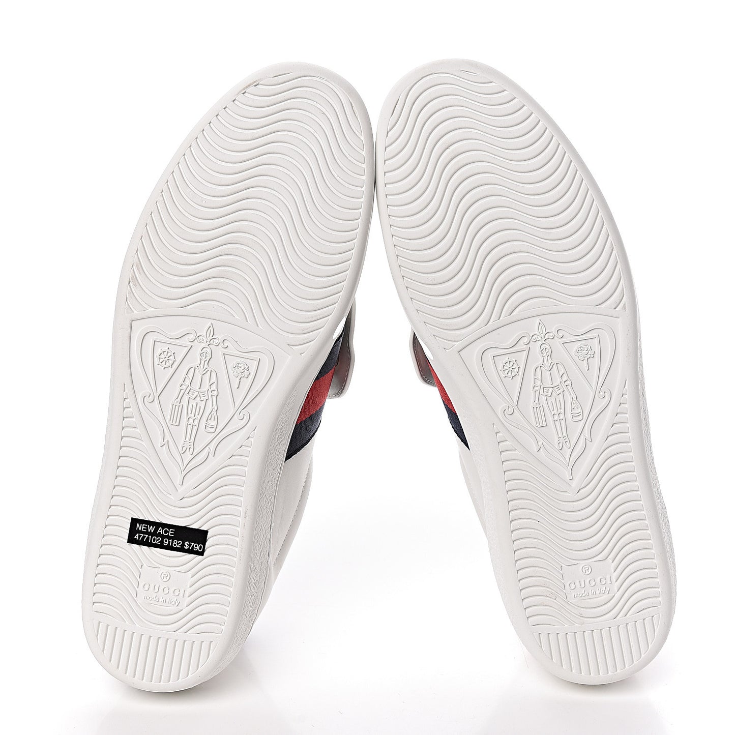 Calfskin Ayers Web Tiger Embroidered Mens Ace Sneakers 9 White