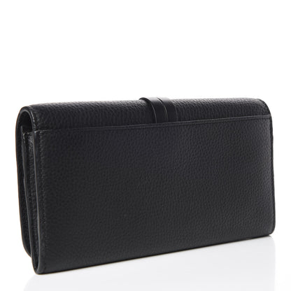 Chloe Calfskin Alphabet Long Wallet Black 3 of 9