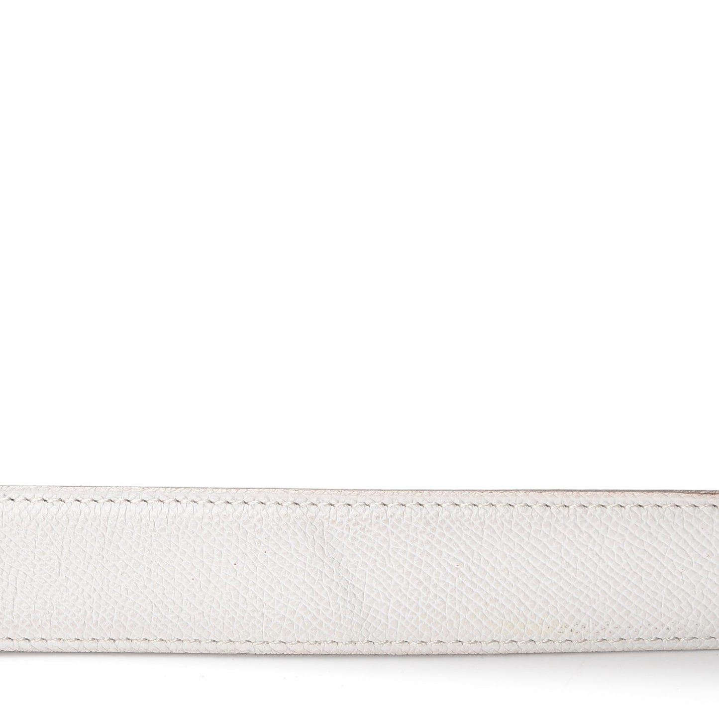Chamonix Epsom Reversible 32mm Belt Strap 95 Gold Blanc