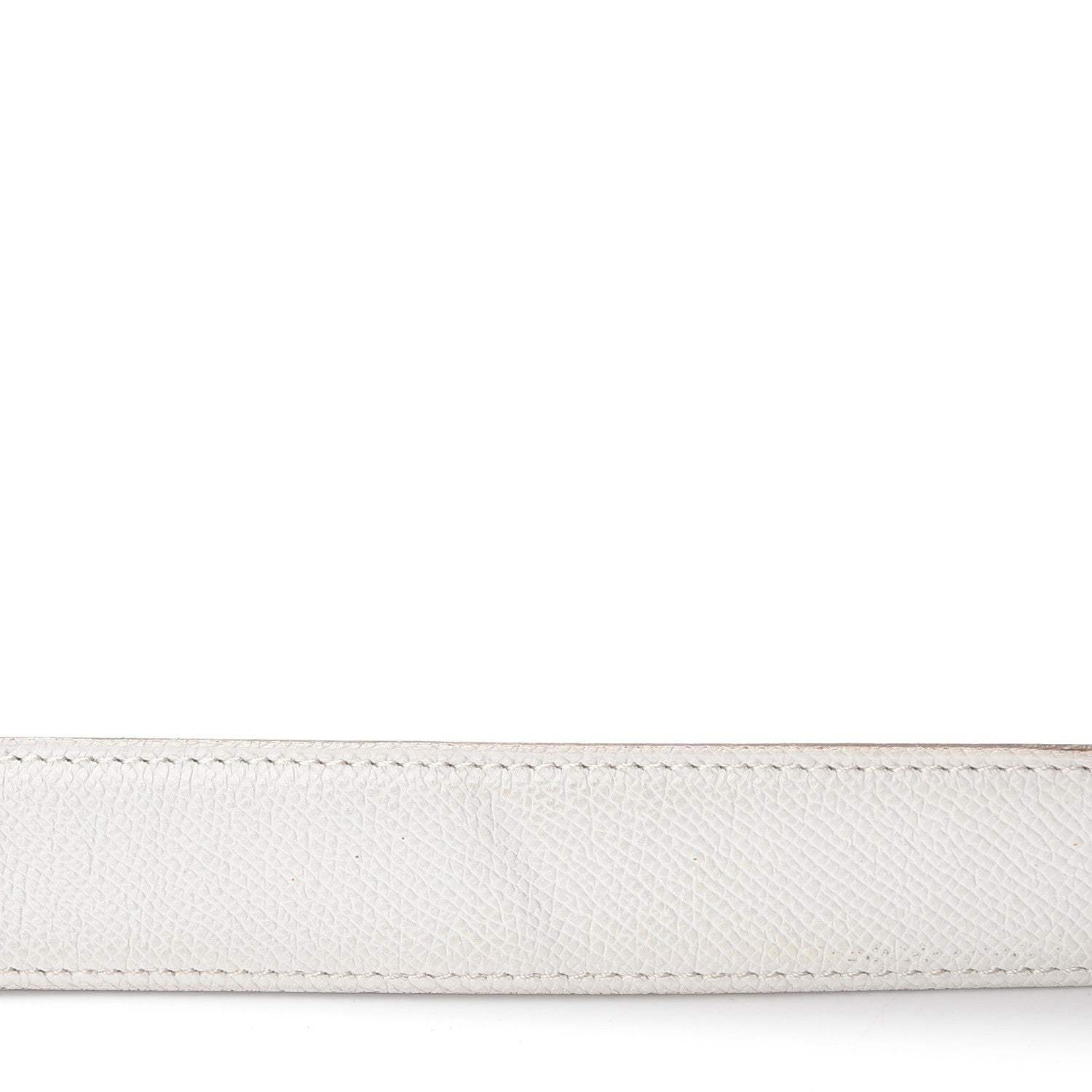 Hermes Chamonix Epsom Reversible 32mm Belt Strap 95 Gold Blanc 8 of 9