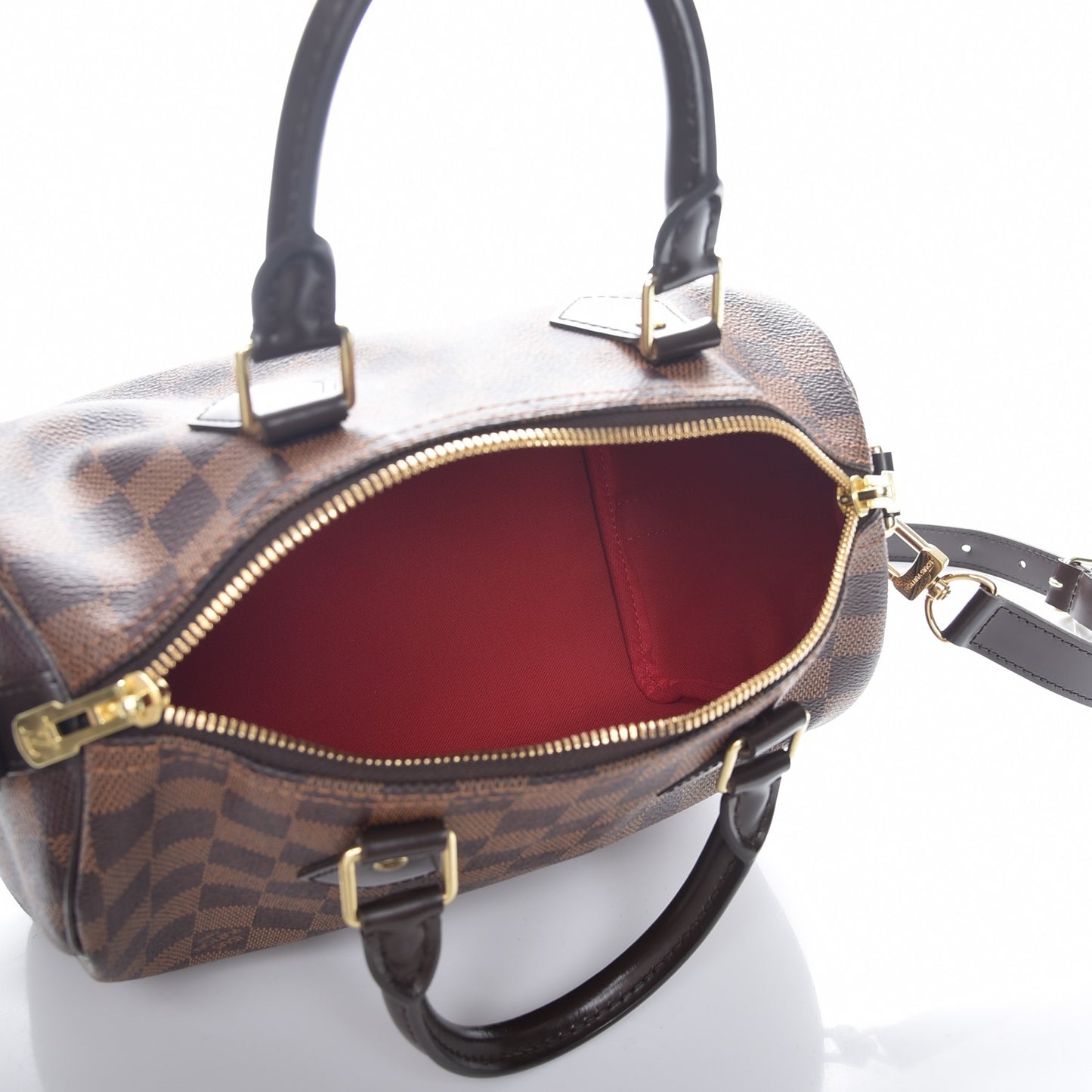 Damier Ebene Speedy Bandouliere 25