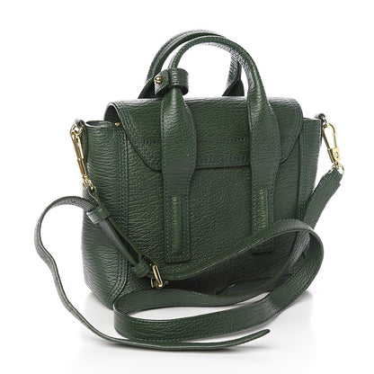 3.1 Phillip Lim 3.1 Textured Calfskin Mini Pashli Satchel Jade 3 of 11