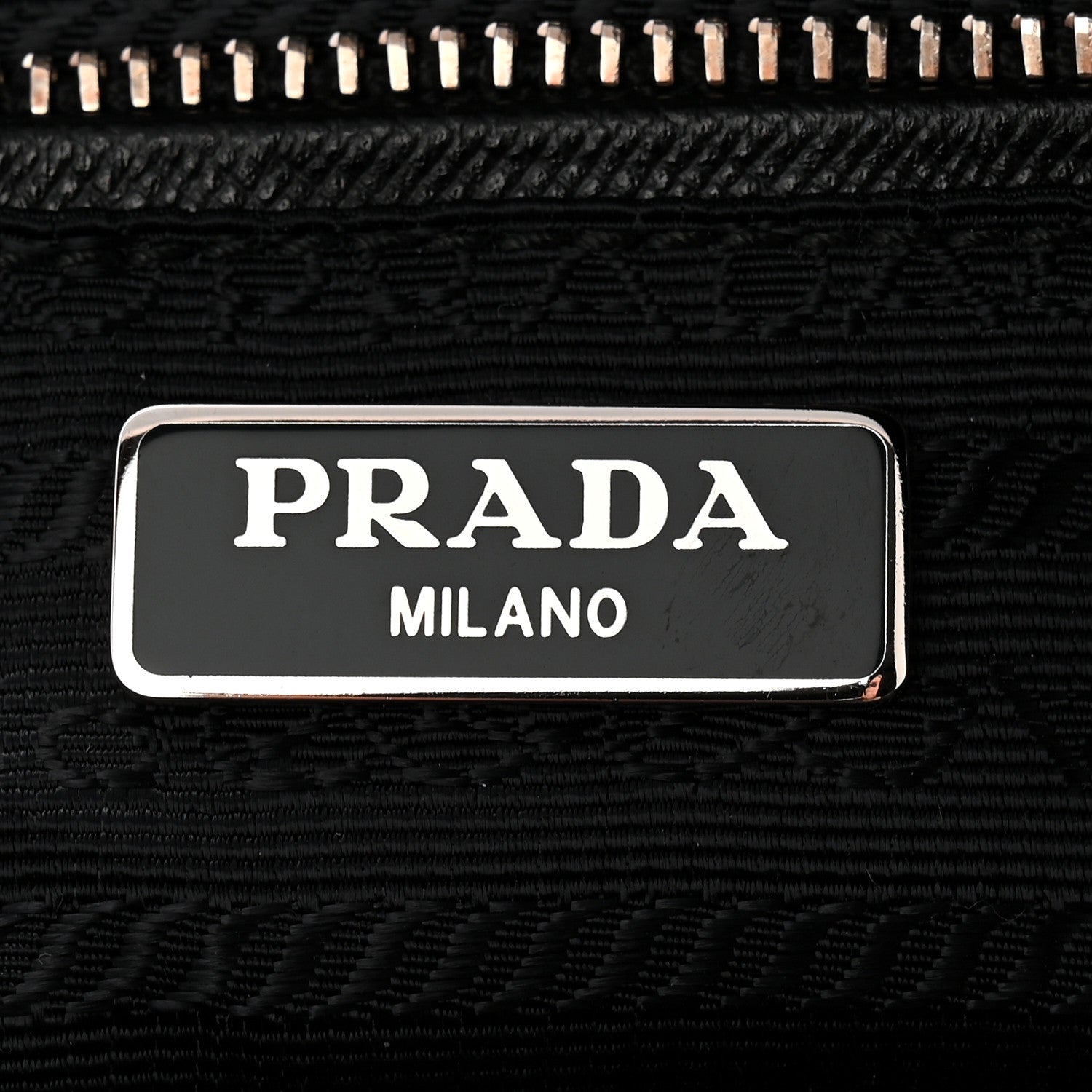 Prada Nylon Tessuto Impuntu Quilted Bandoliera Crossbody Bag Black 6 of 9