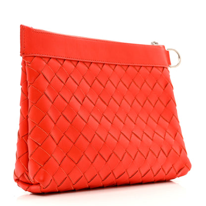 Bottega Veneta Nappa Intrecciato Zip Pouch Vesuvio 3 of 7