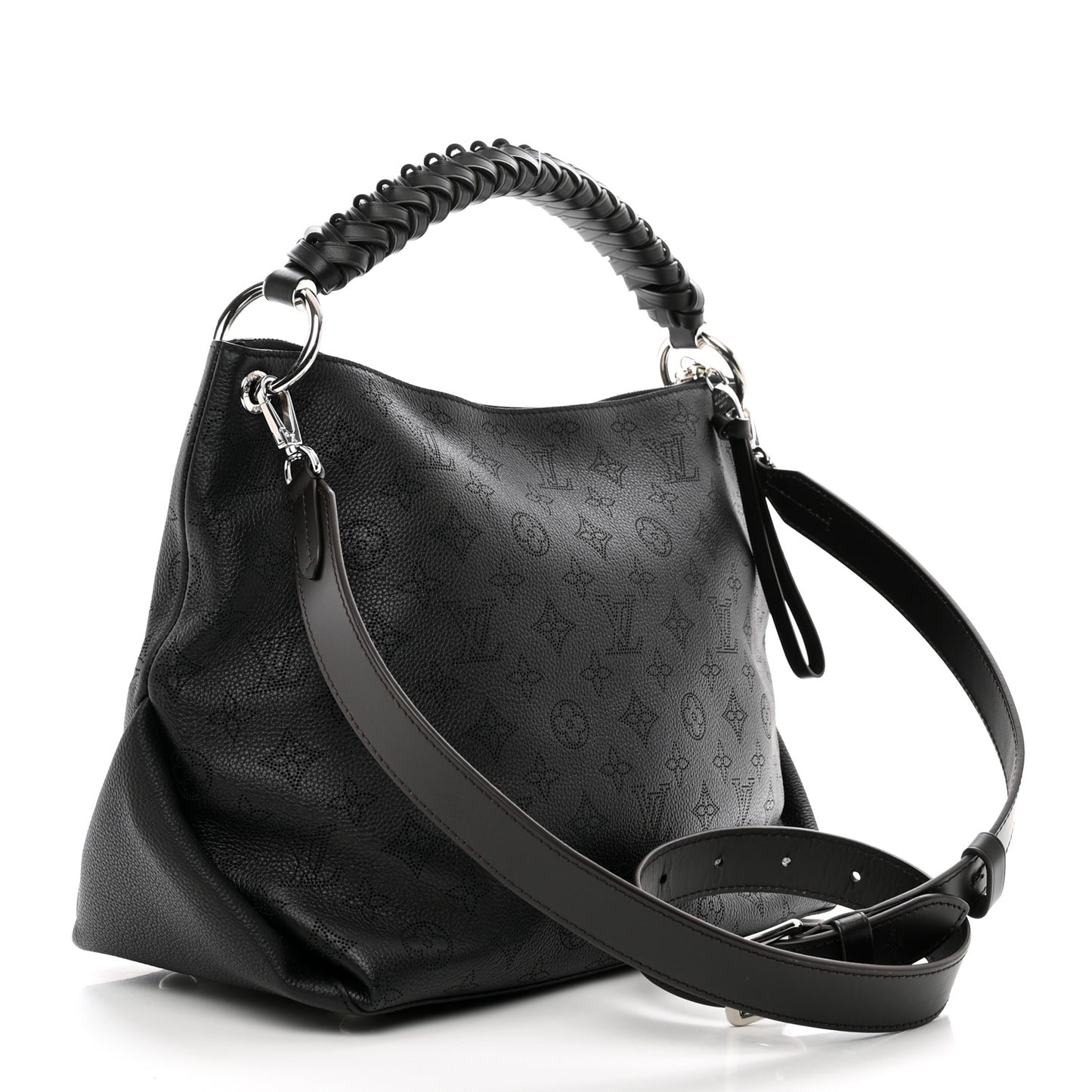 LOUIS VUITTON Mahina Beaubourg Hobo MM Black