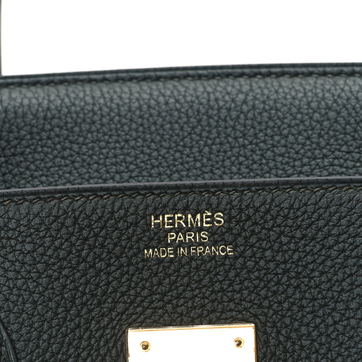 Togo Birkin 35 Vert Fonce
