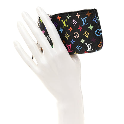 Louis Vuitton LV X TM Monogram Multicolor Key Pouch Black 2 of 7