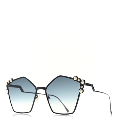 Fendi Geometric Dots Sunglasses FF 0261/S Dark Blue 1 of 7