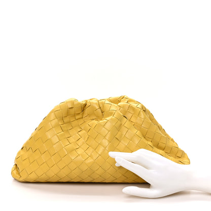 Bottega Veneta Nappa Maxi Intrecciato The Pouch Oversized Clutch Corn 2 of 9