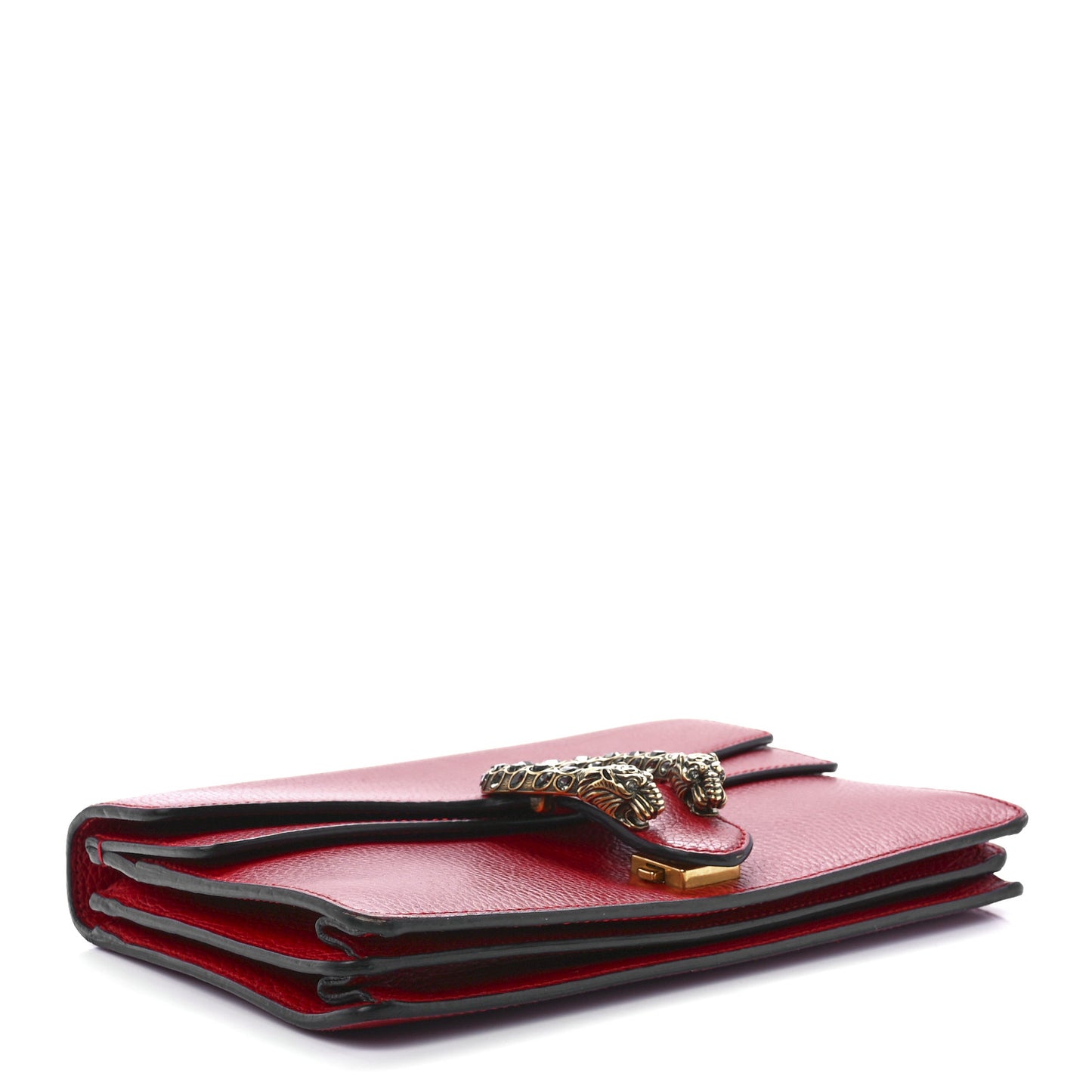 Dollar Calfskin Swarovski Crystal Small Dionysus Shoulder Bag Hibiscus Red