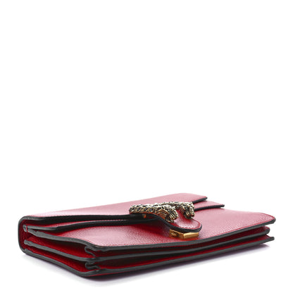 Gucci Dollar Calfskin Swarovski Crystal Small Dionysus Shoulder Bag Hibiscus Red 4 of 13