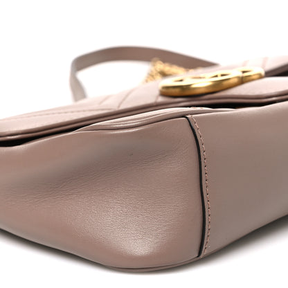 Gucci Calfskin Matelasse Small GG Marmont Shoulder Bag Porcelain Rose 9 of 12