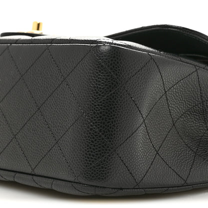 Chanel Caviar Quilted Jumbo Double Flap Black Black 10 of 13