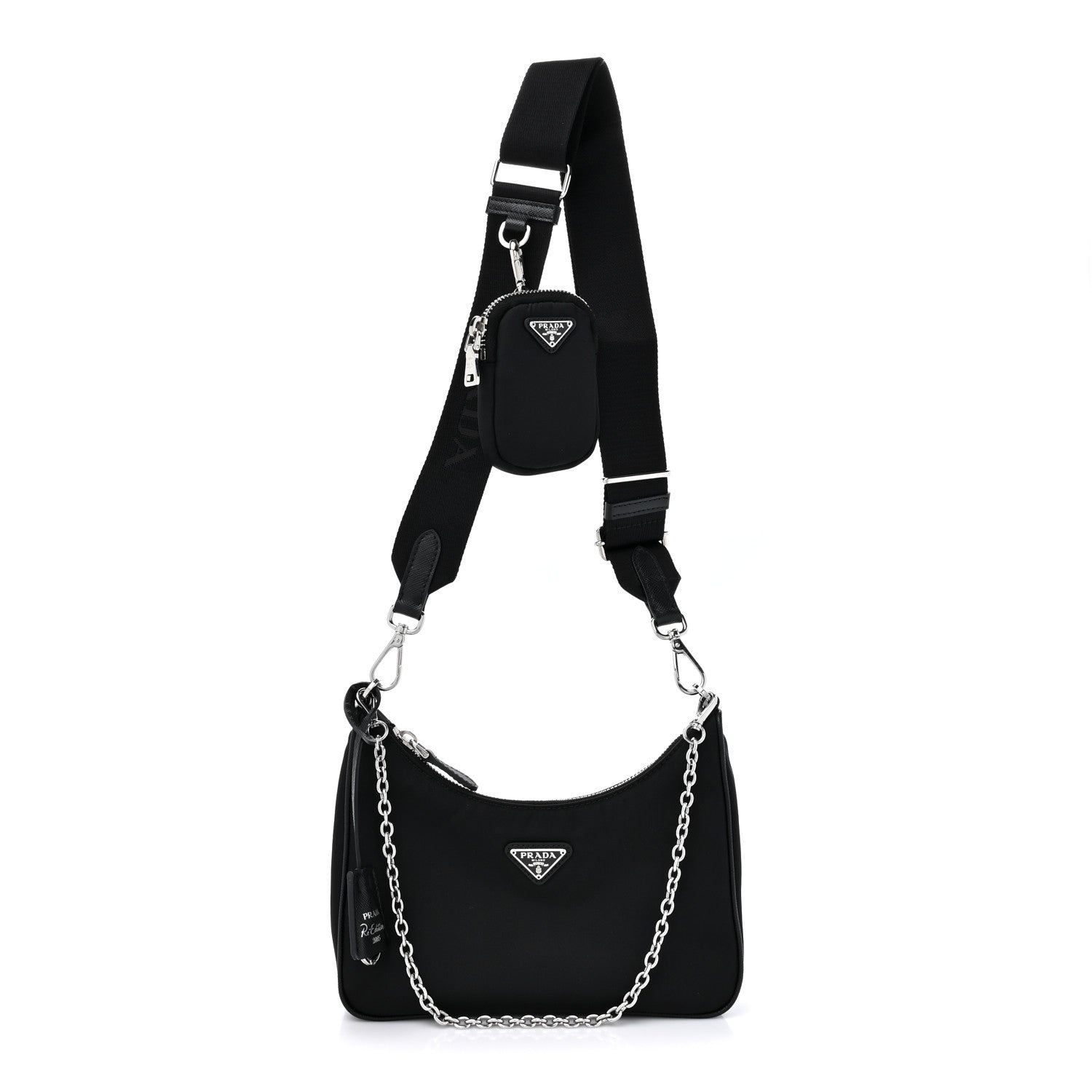 Prada Nylon Re-Edition 2005 Shoulder Bag Black 1 of 10