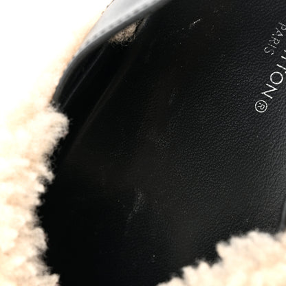 Louis Vuitton Shearling Paseo Sandals 40 Black 11 of 11