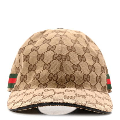 Gucci Monogram Web Baseball Hat S Beige Cocoa 3 of 9