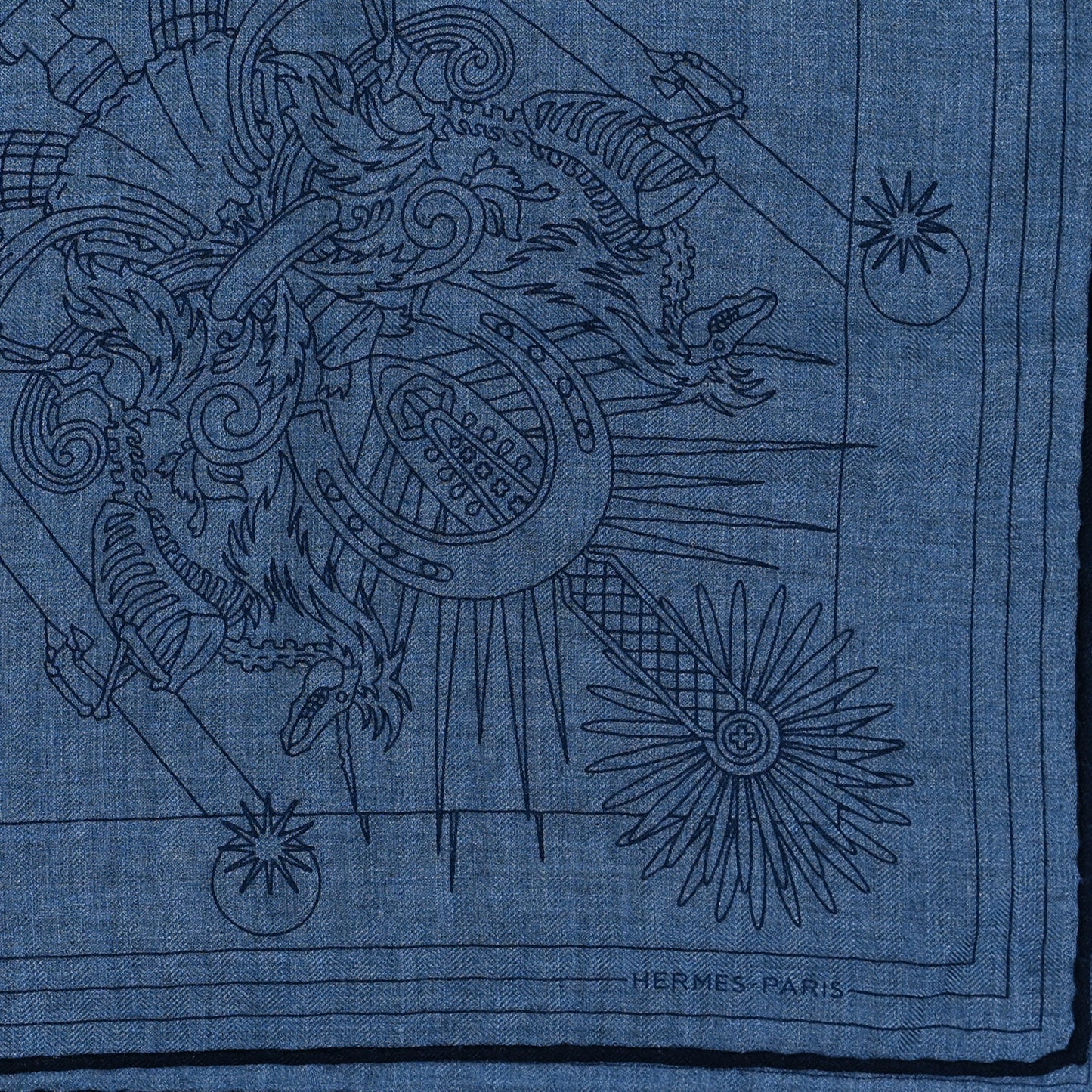 Cashmere Silk C'Est La Fete Scarf Shawl 140
