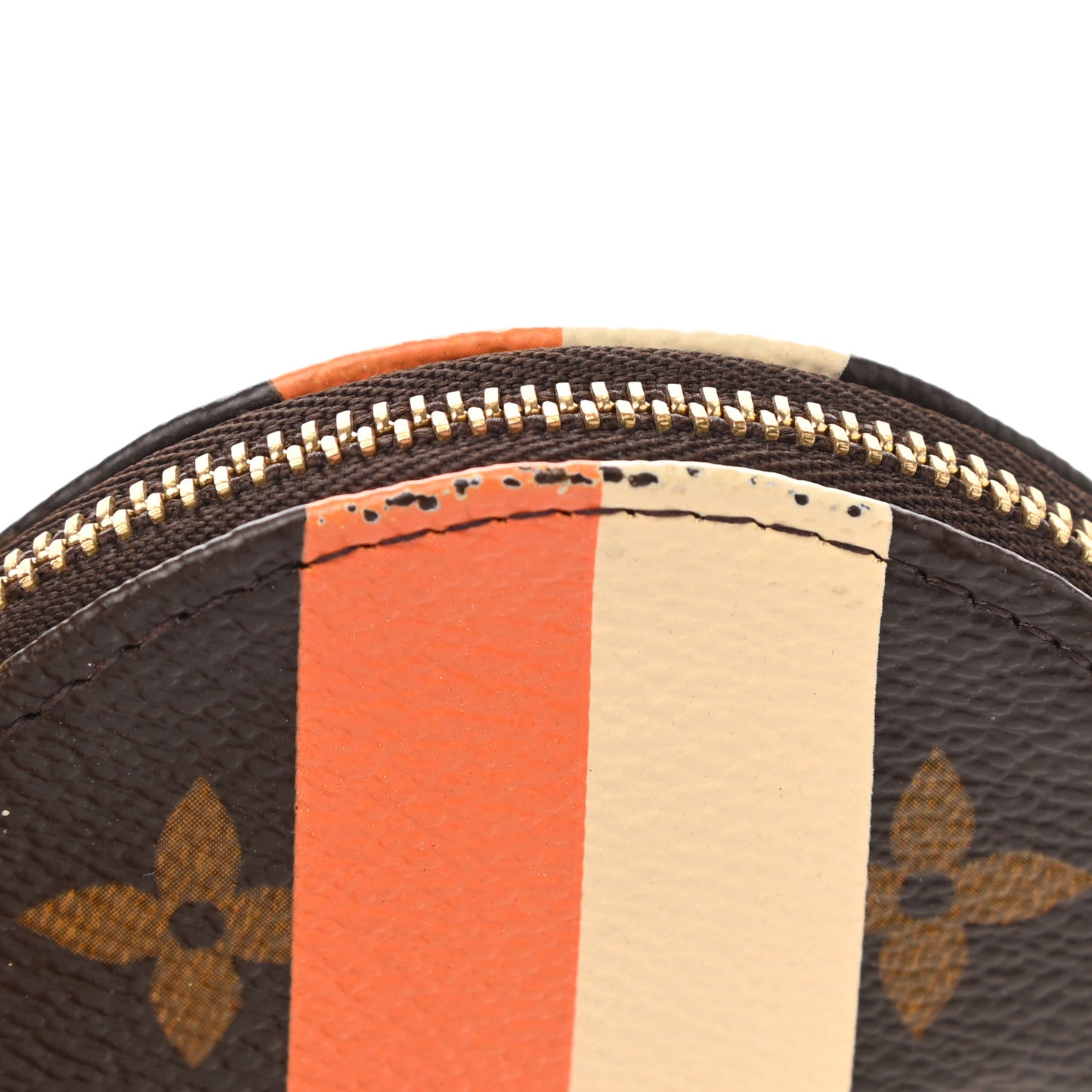 Monogram Groom Round Coin Purse