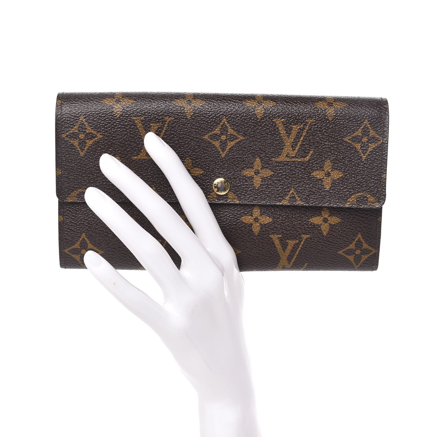 Louis Vuitton Monogram Sarah Wallet 2 of 9