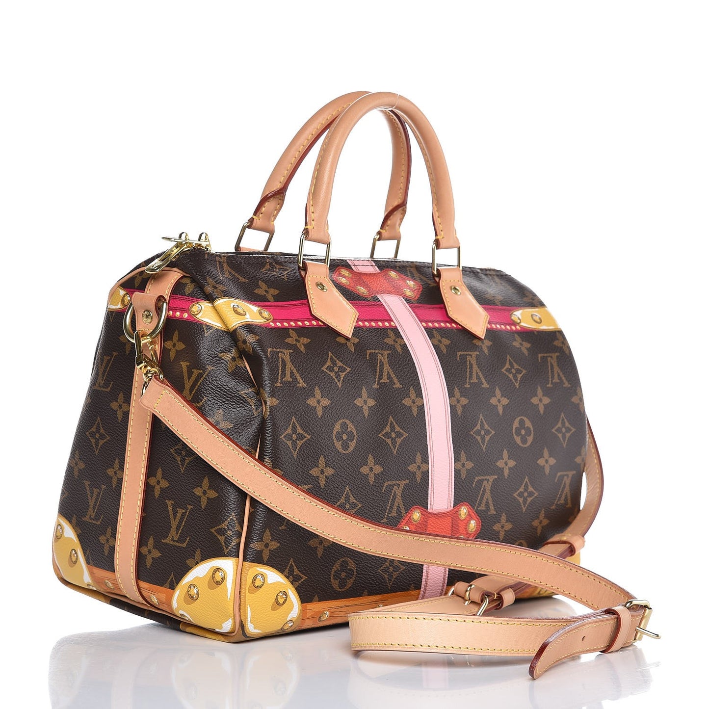 Monogram Summer Trunks Speedy Bandouliere 30