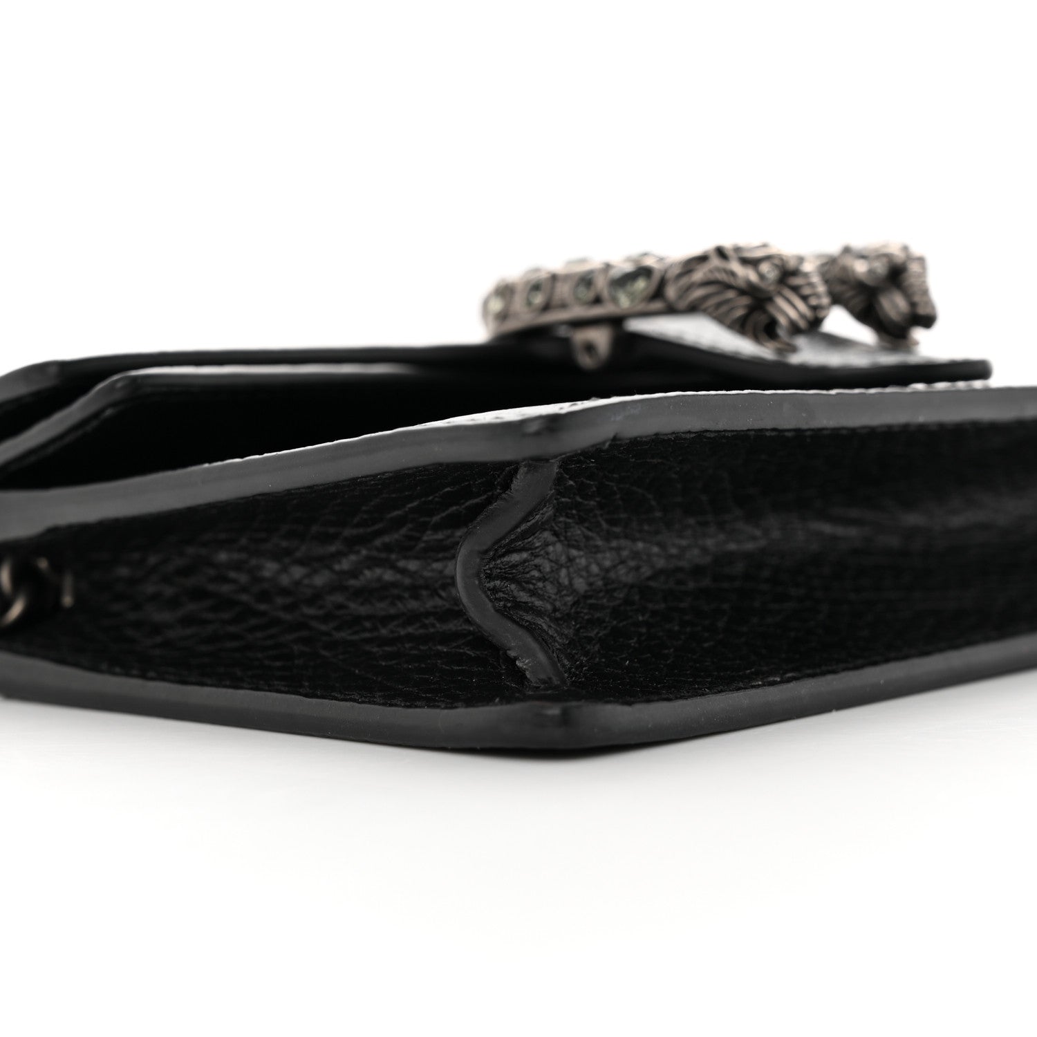 Gucci Calfskin Super Mini Dionysus Shoulder Bag Black 8 of 10