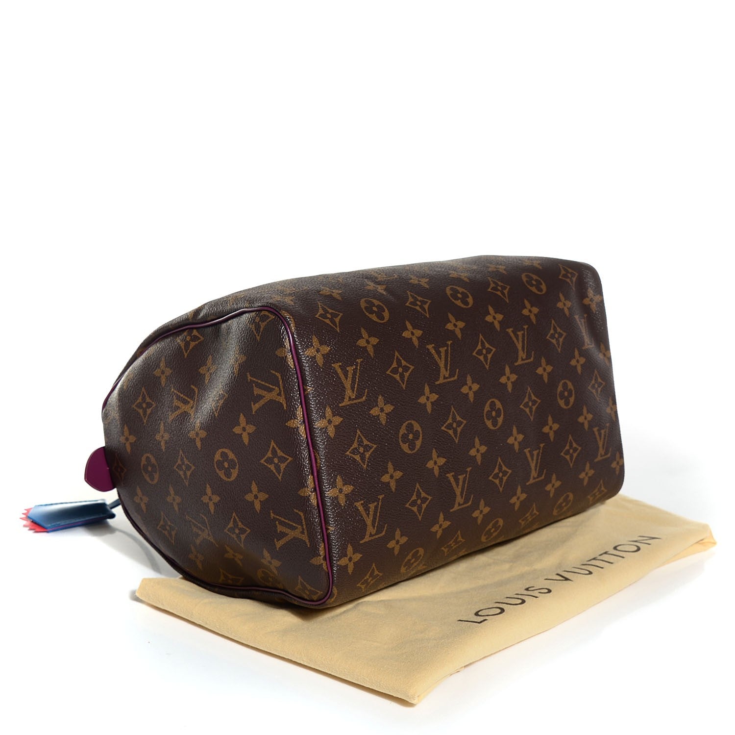 Louis Vuitton Monogram Totem Speedy 30 Magenta 4 of 7