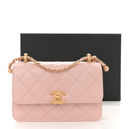 Chanel Calfskin Quilted Mini Perfect Fit Flap Light Pink 11 of 11