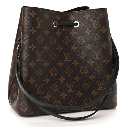Louis Vuitton Monogram Neonoe MM Black 3 of 8