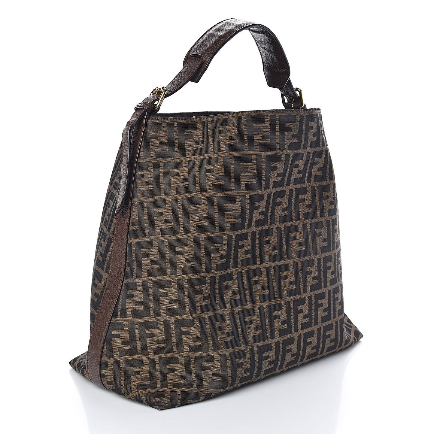 Zucca Vitello Artic Large Hobo Tobacco Castagna