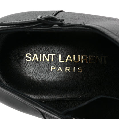Saint Laurent Calfskin Studded Janis 105 Boots 39 Black 8 of 9