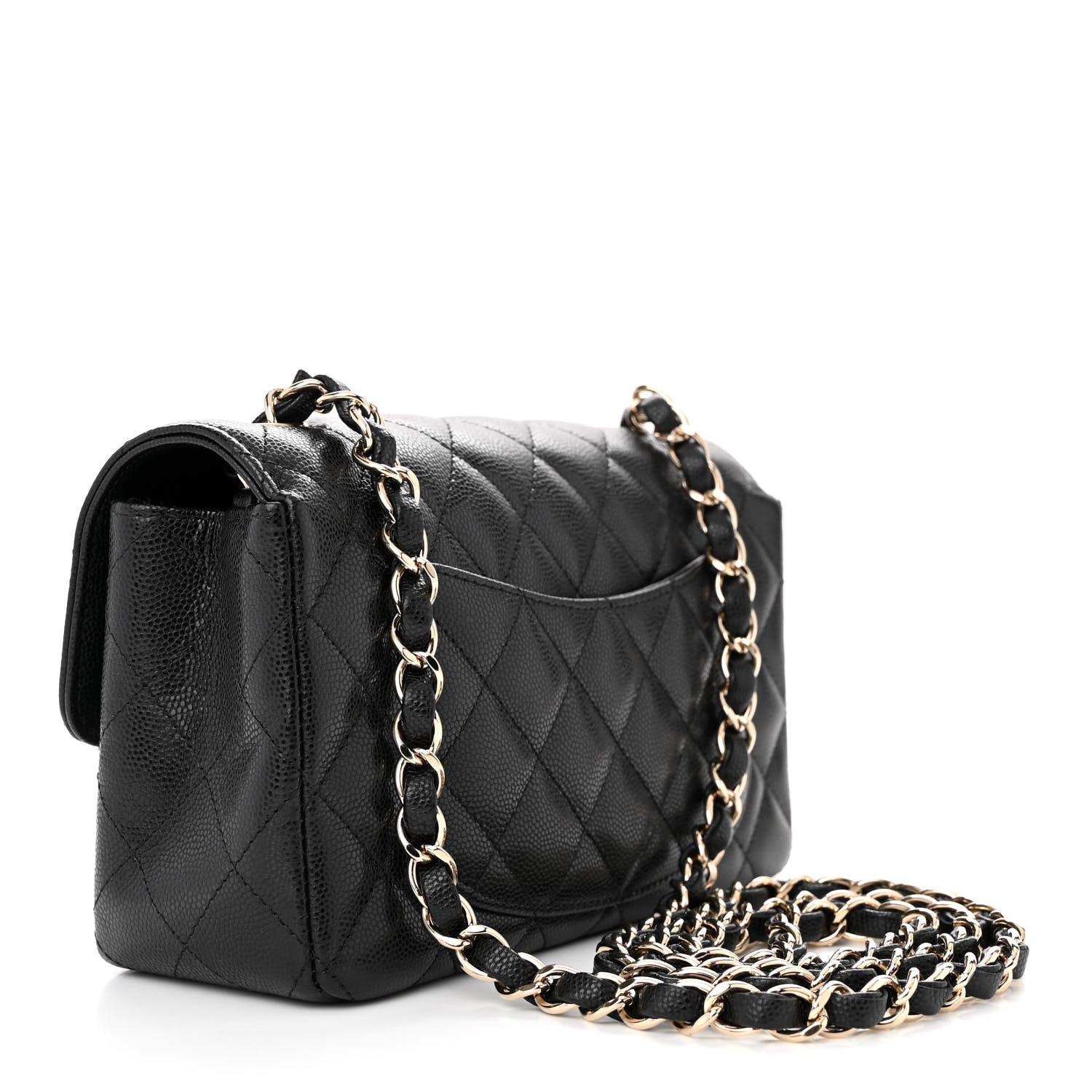 Chanel Caviar Quilted Mini Rectangular Flap Black 3 of 11