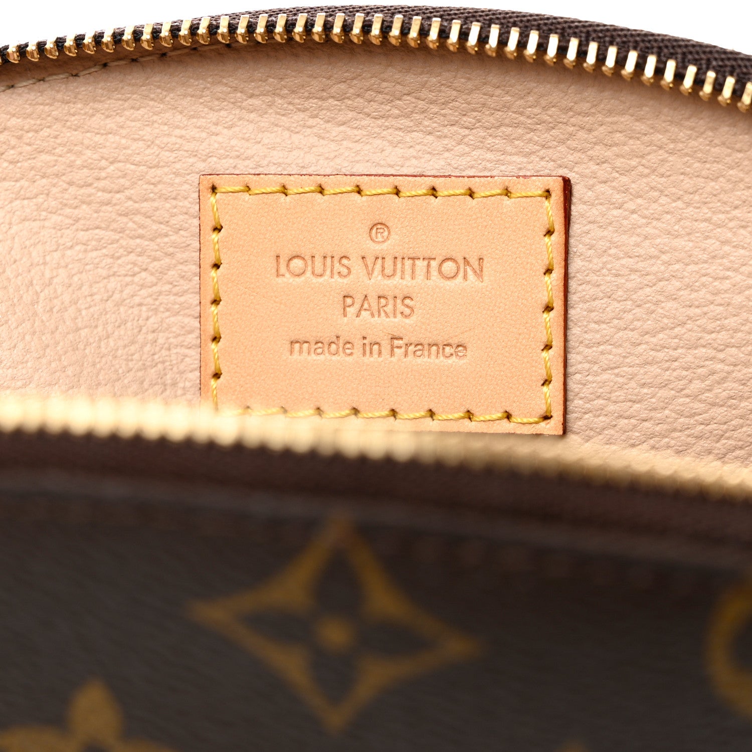 Louis Vuitton Monogram Trousse Demi Ronde 6 of 6