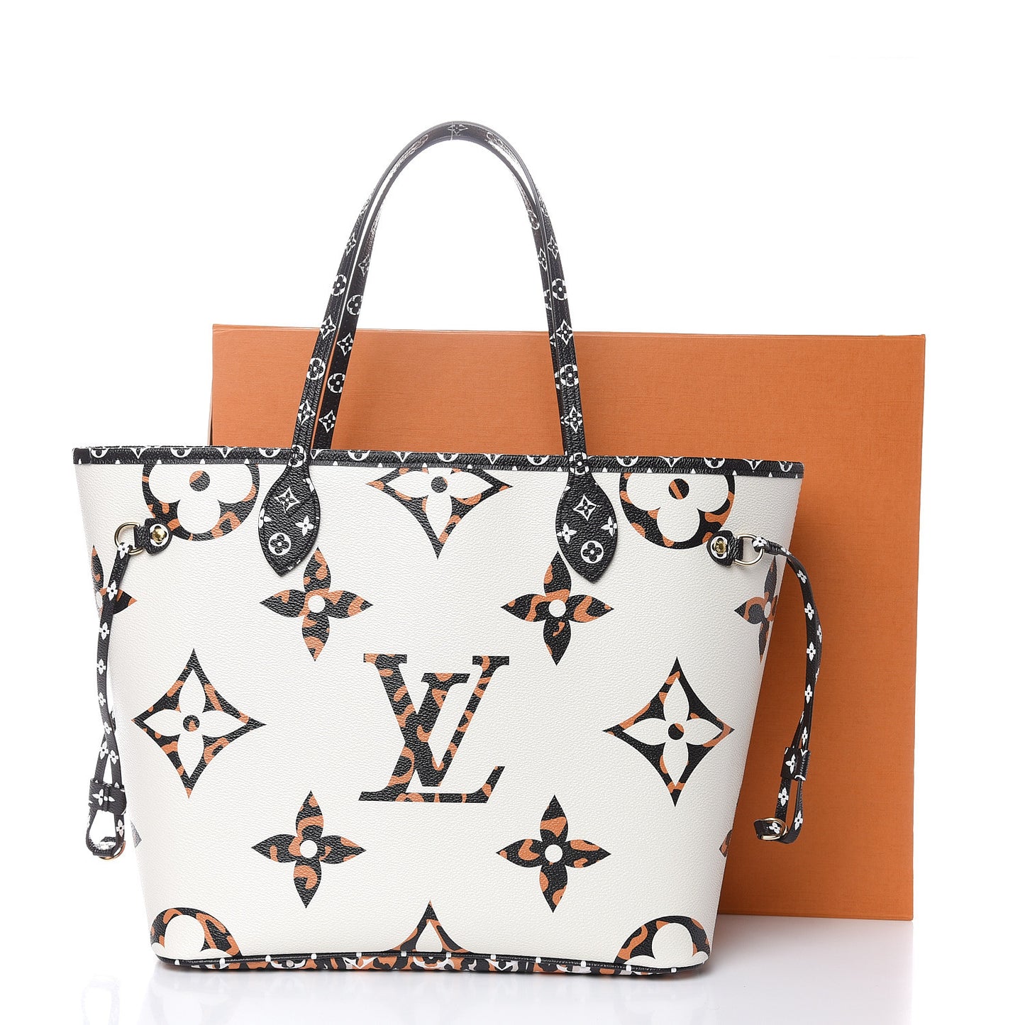 Monogram Giant Jungle Neverfull MM Ivory
