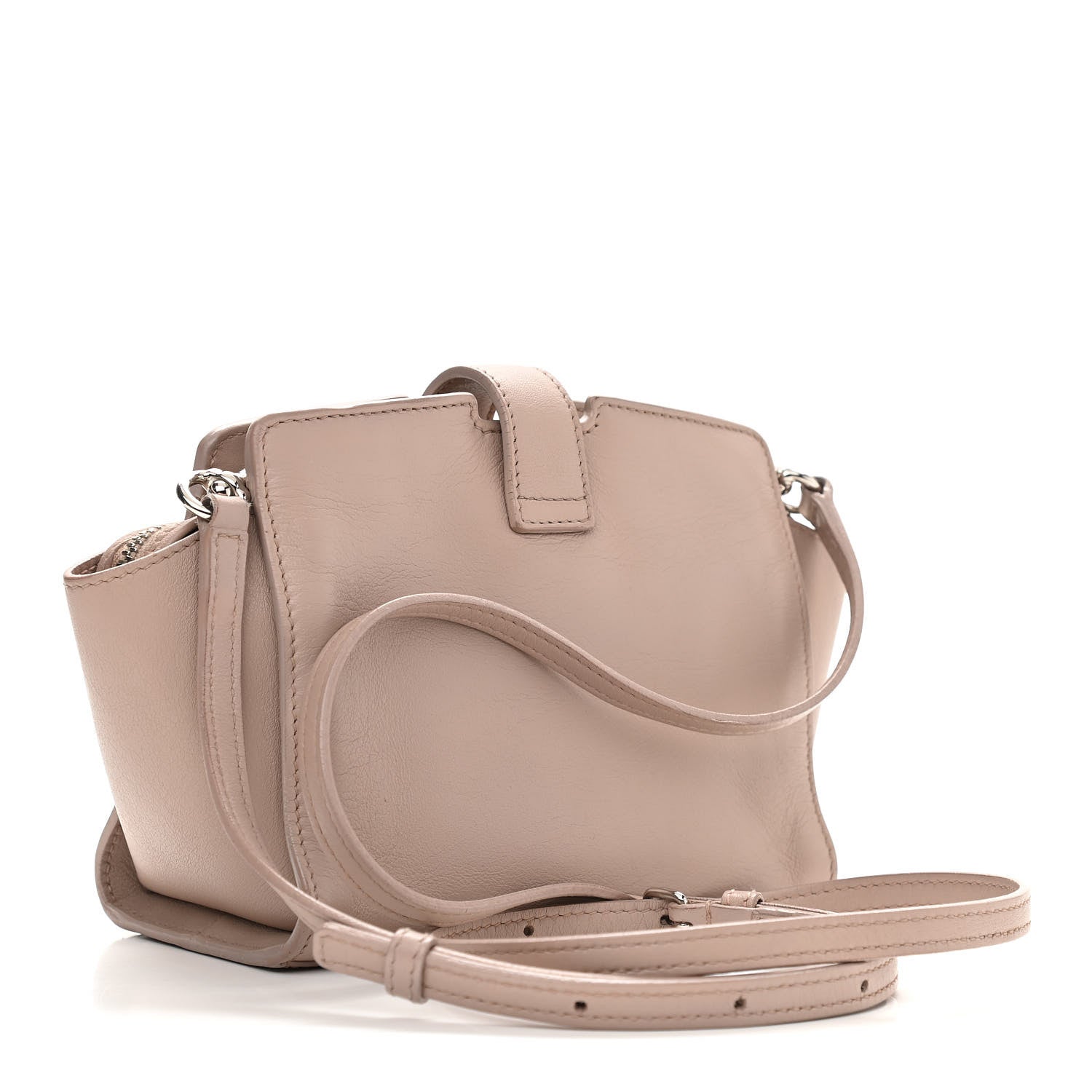 Saint Laurent Calfskin Monogram Toy Cabas Pale Blush 3 of 10
