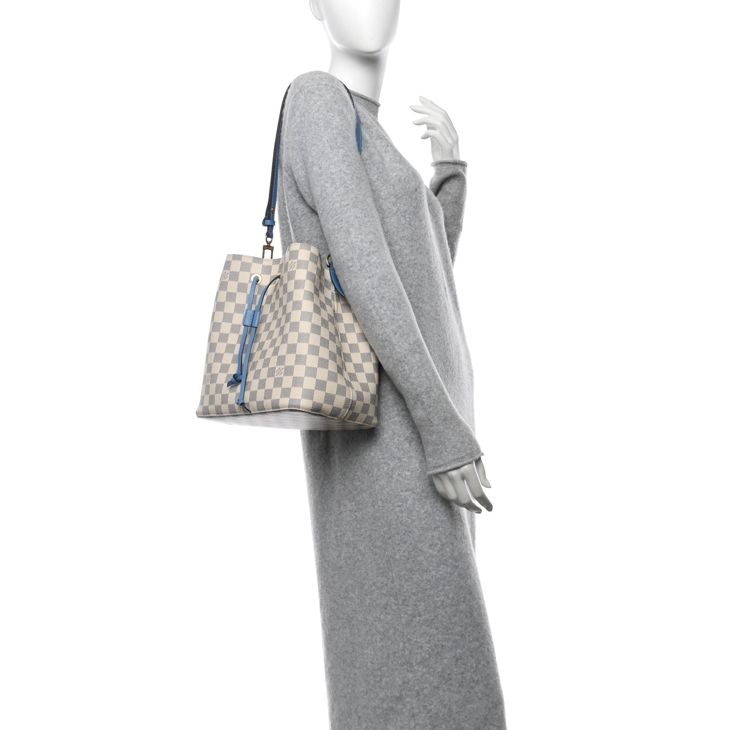 Louis Vuitton Damier Azur Neonoe MM Bleuet 2 of 10